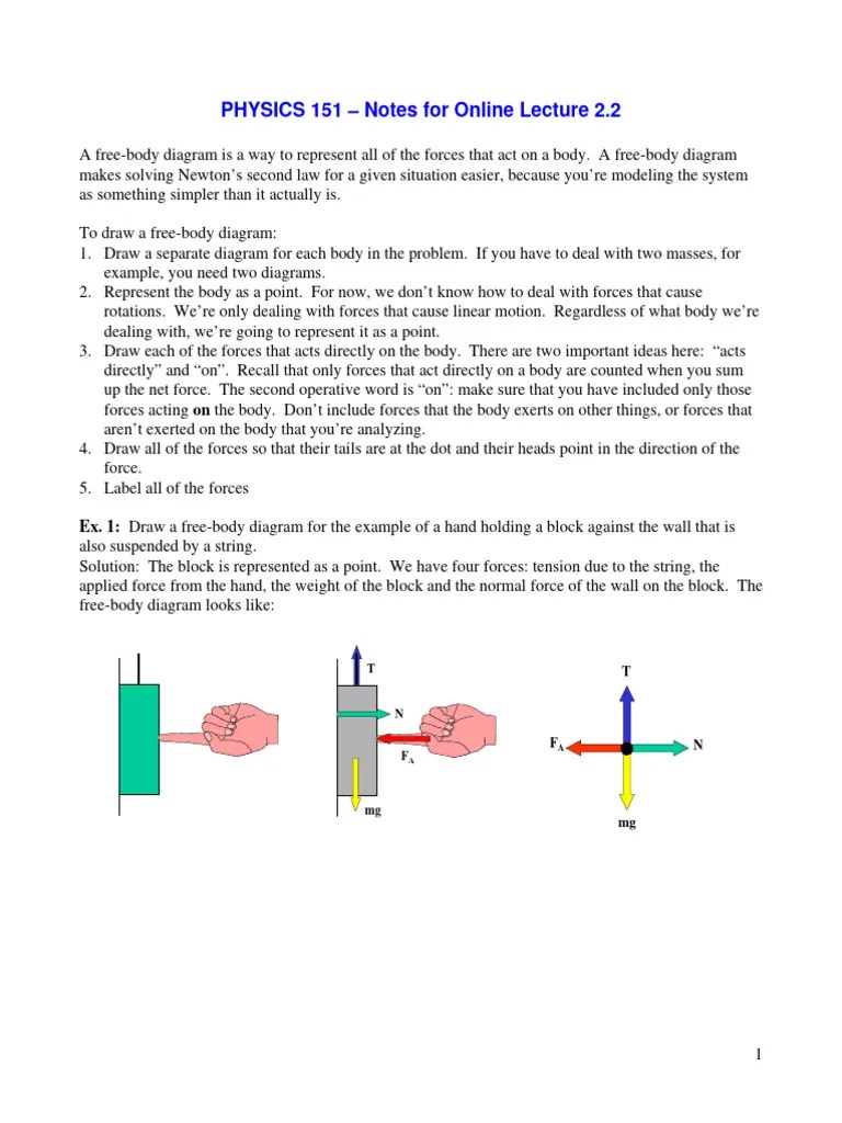 Phys 151 N 22 | PDF | Force | Dynamics (Mechanics)