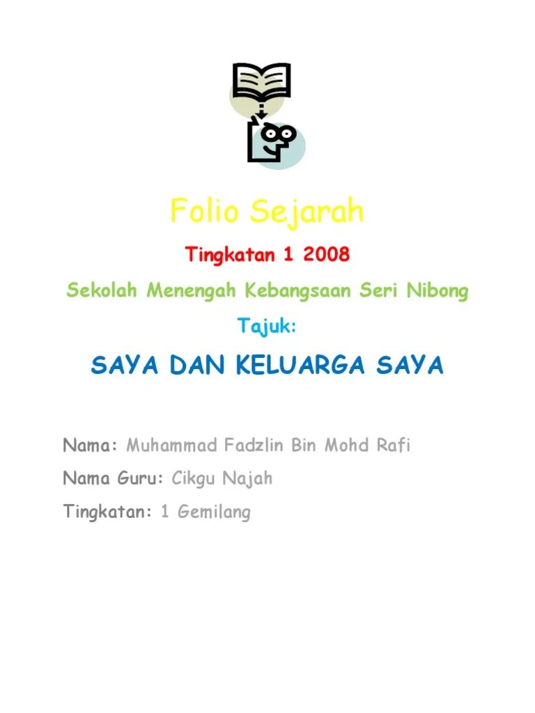 Folio sejarah tahun 4 2014. Contoh Folio Sejarah Tahun 4 Rasong