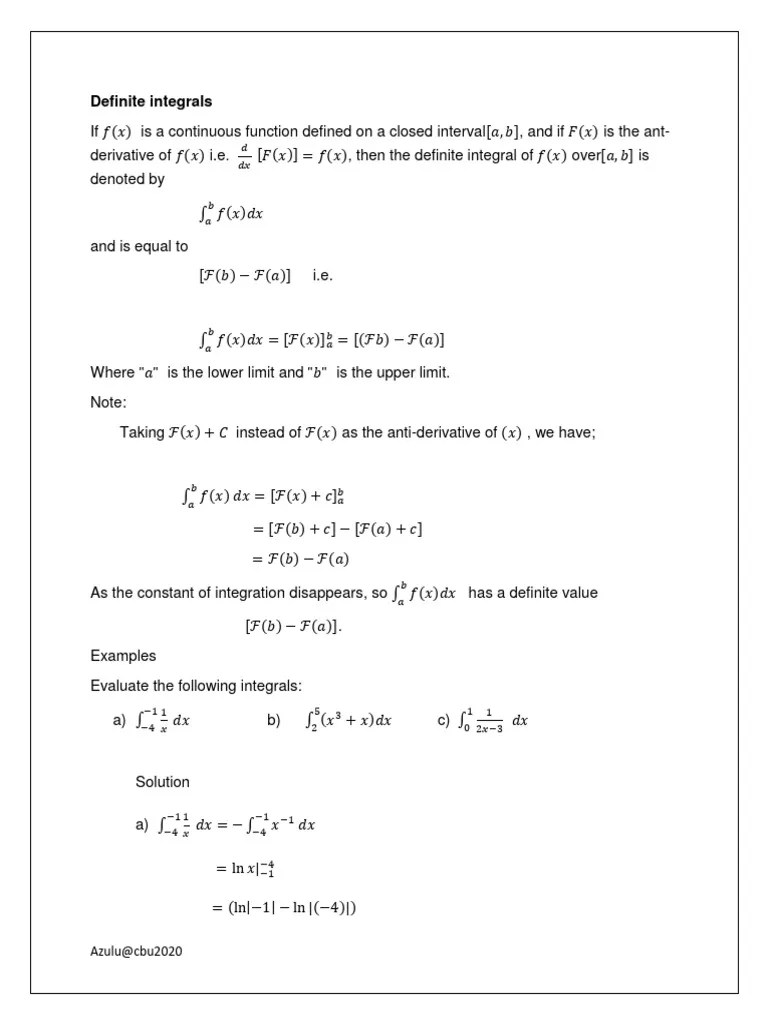 Lecture 2 | PDF | Fourier Transform | Integral