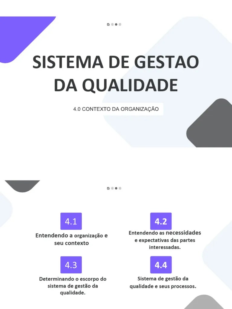Sistema De Gestao Da Qualidade | PDF
