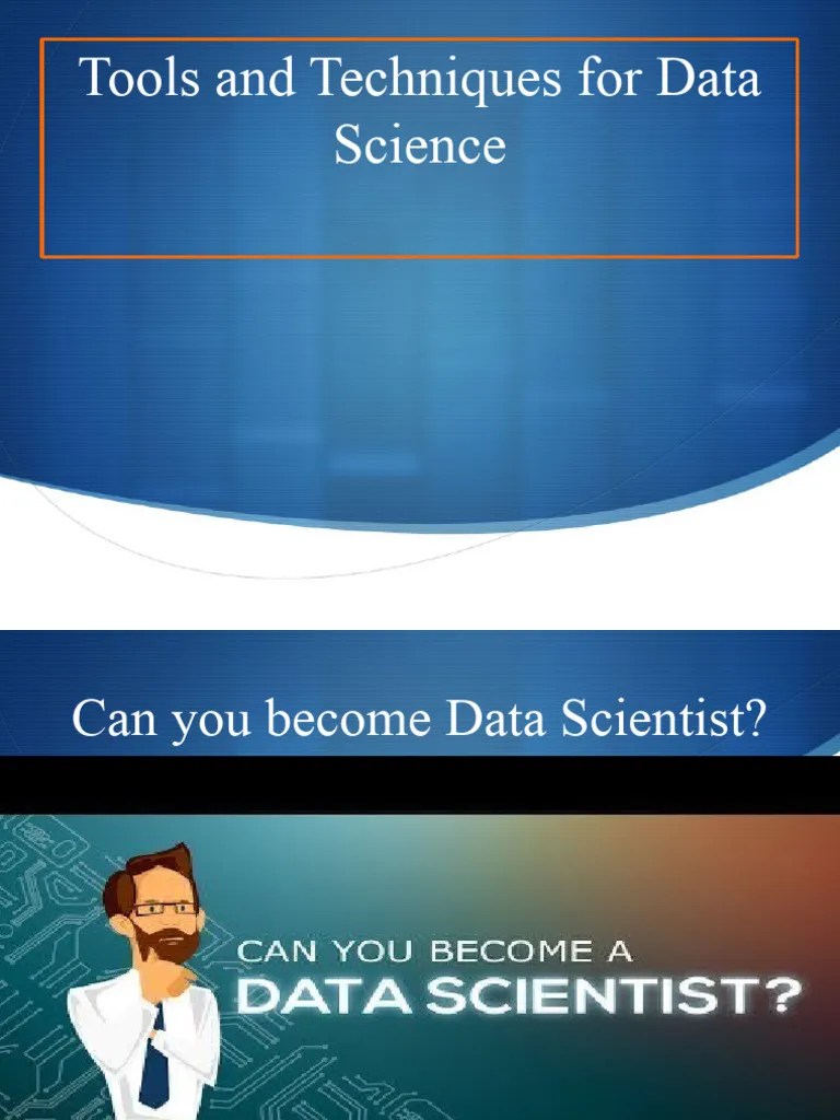 Lecture 1 Introduction Tools An - Chniques For Data Science | PDF ...