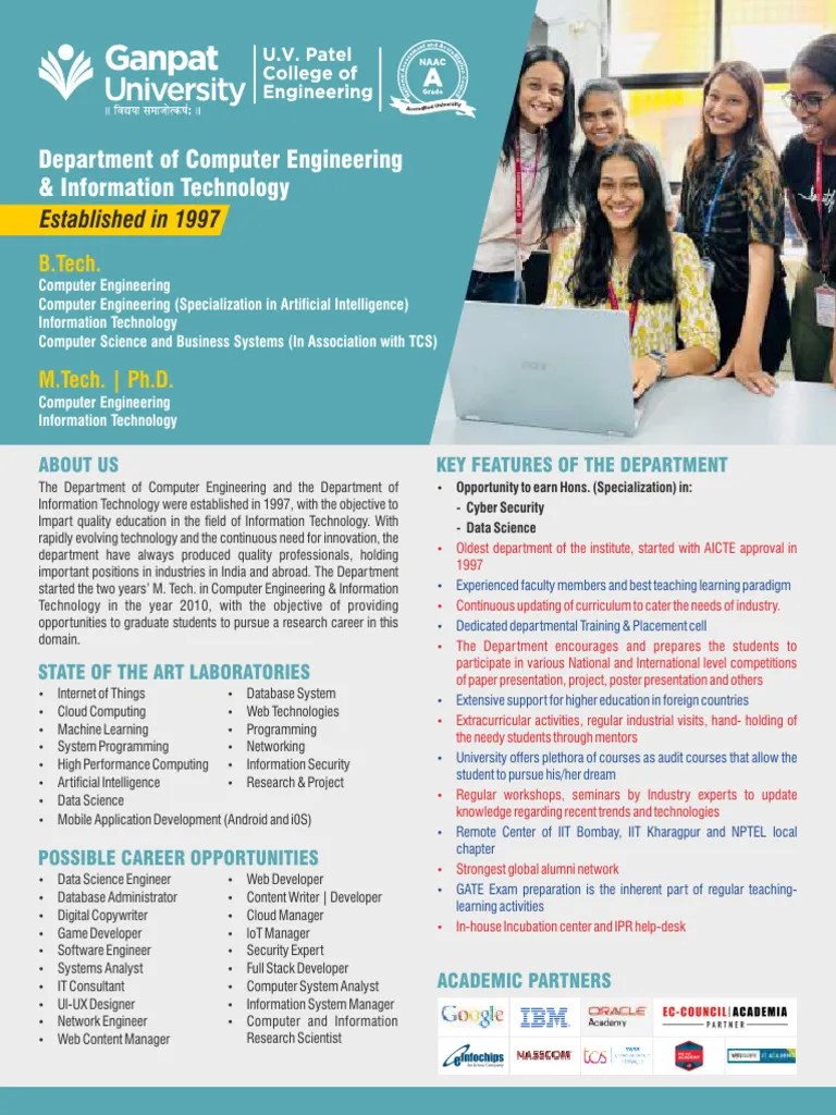 Department Brochure 2024_compressed | PDF | Information Technology ...