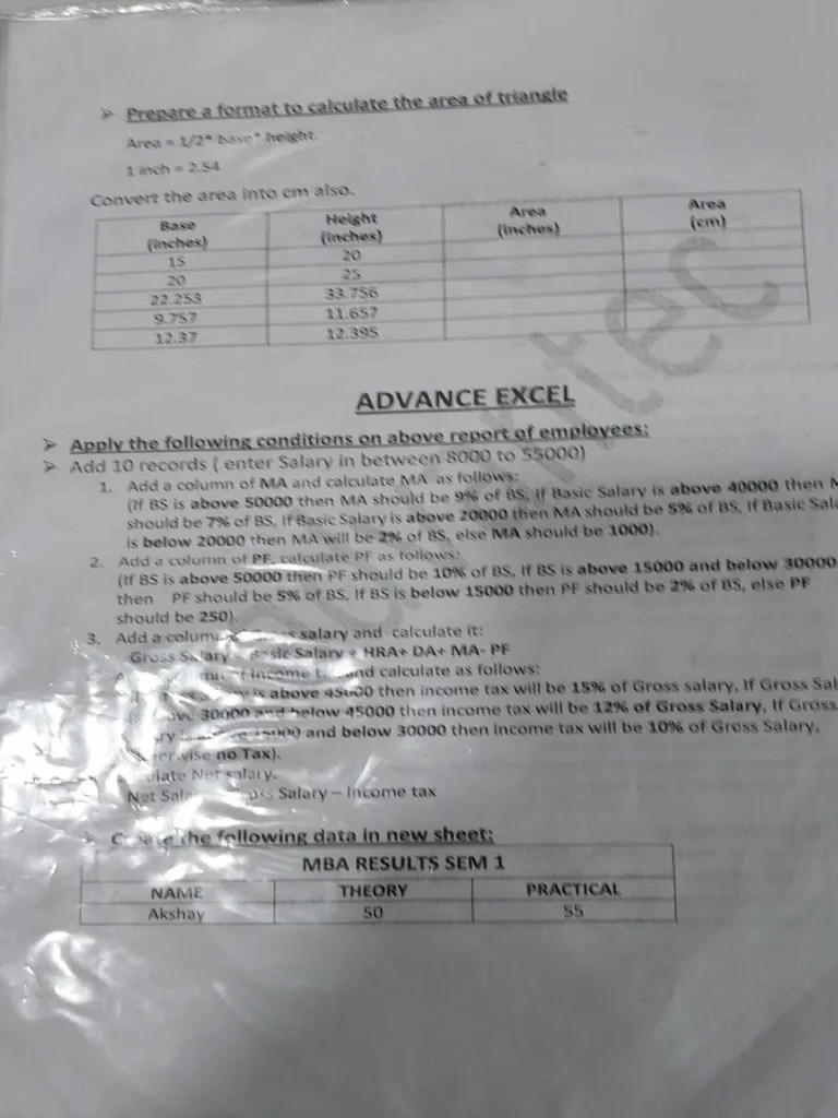 Advance Excel Assignment | PDF