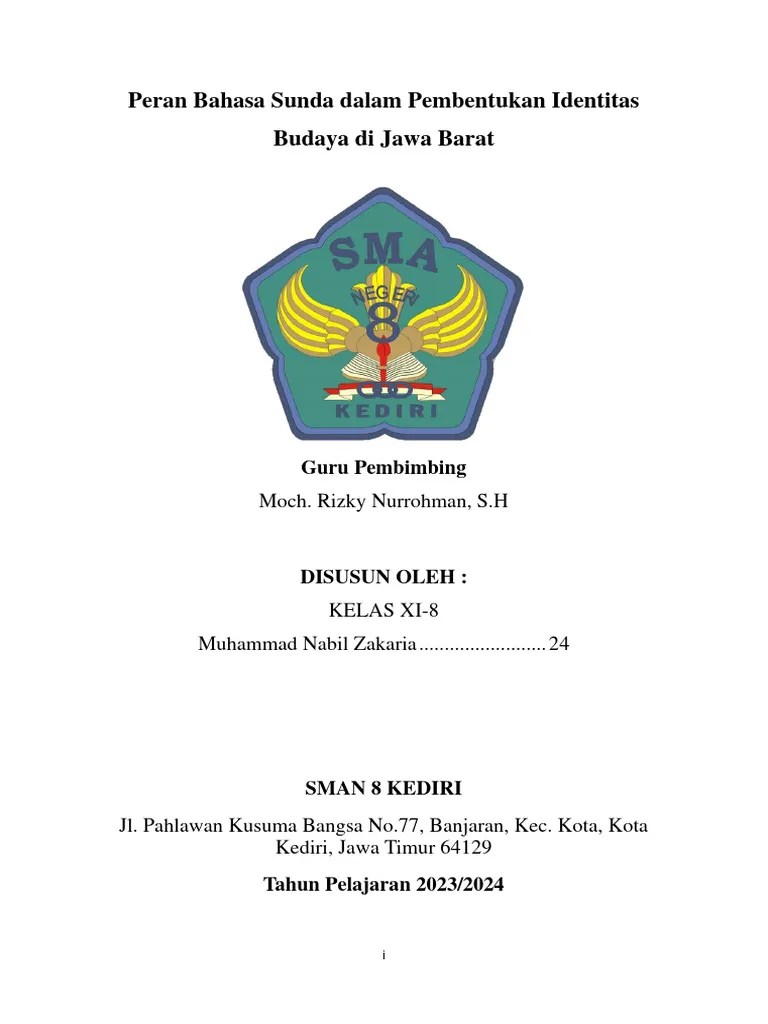 Peran Bahasa Sunda Dalam Pembentukan Identitas Budaya Di Jawa Barat | PDF | Karier & Perkembangan