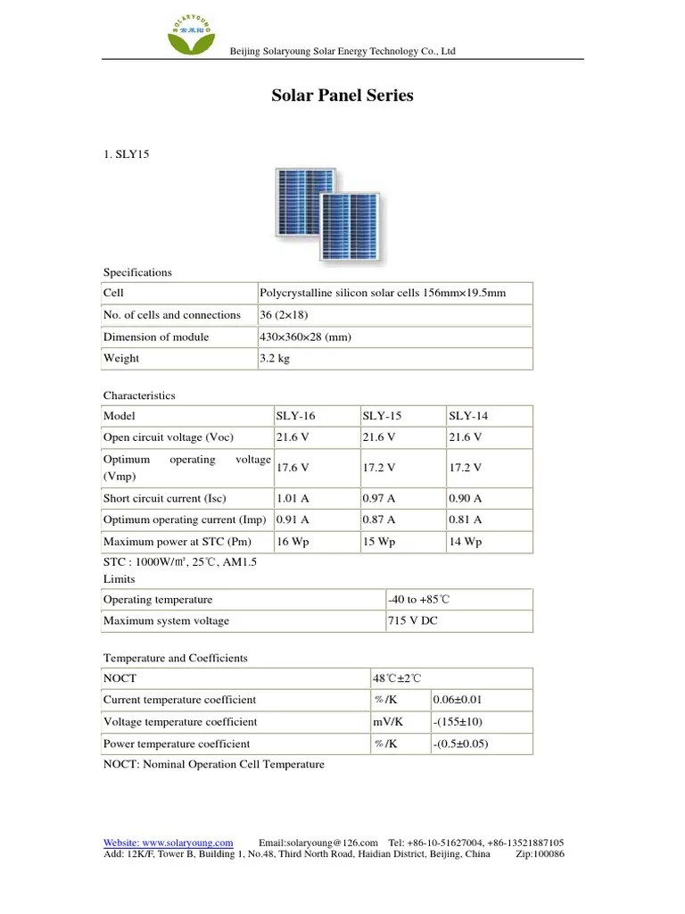 Solar Panel Technical Proposed Improvement | PDF | Solar Panel | Solar Cell