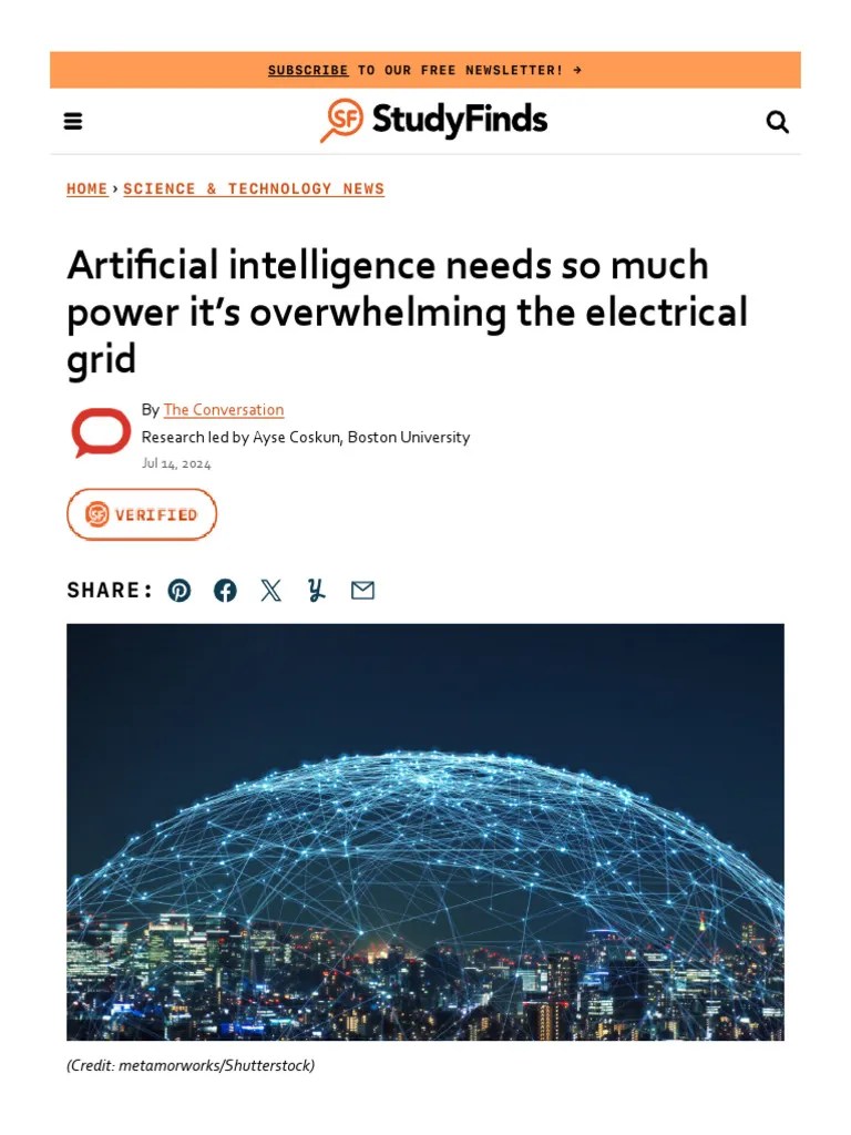 Artificial Intelligence Needs So Much Power It's Overwhelming The ...