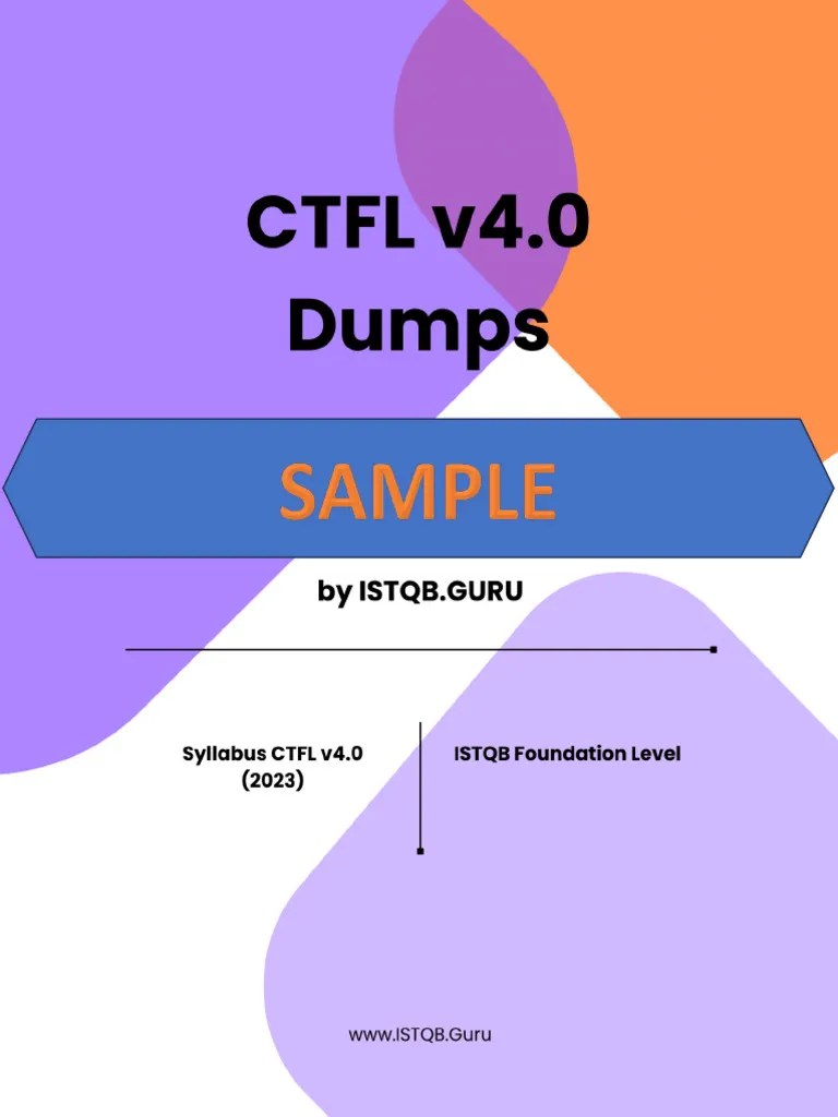 Sample-ISTQB-Guru-CTFL 4.0 | Download Free PDF | Software Bug ...