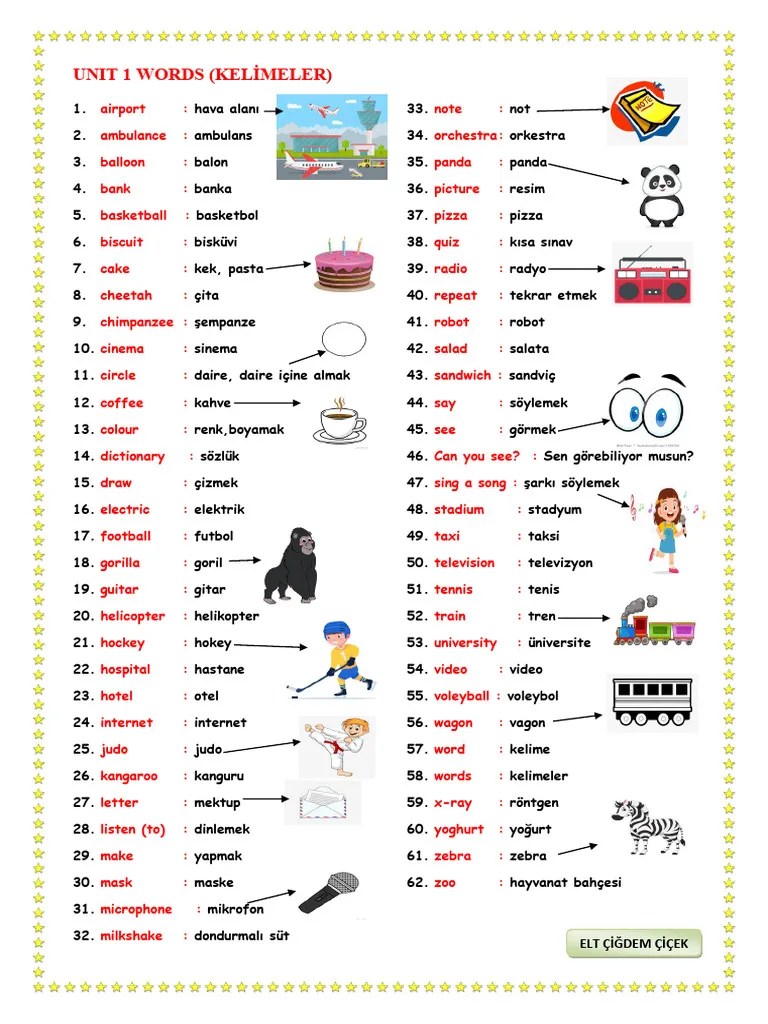 2.Sinif-1.unite-Konu-Anlatimi | PDF