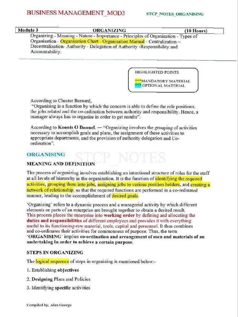 Module 3 Business Management | PDF