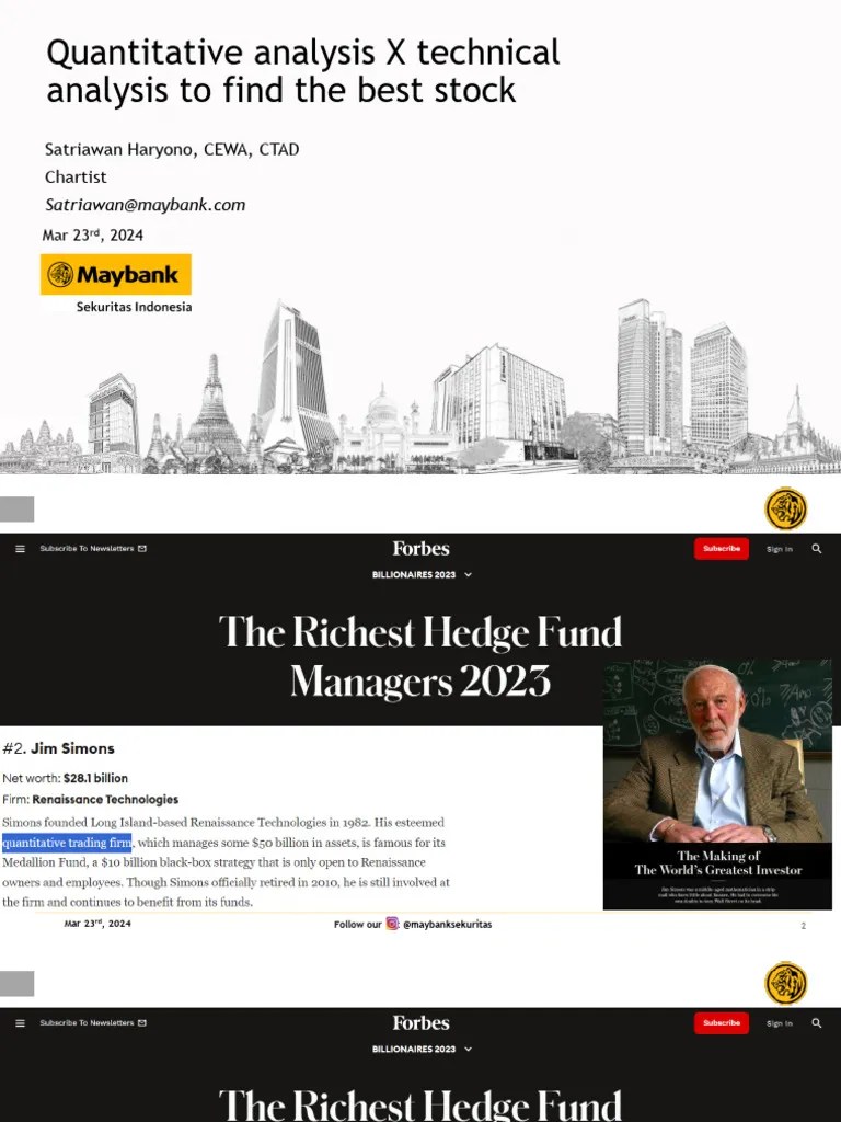 Quant Analysis X Technical Analysis | PDF | Technical Analysis | Statistics