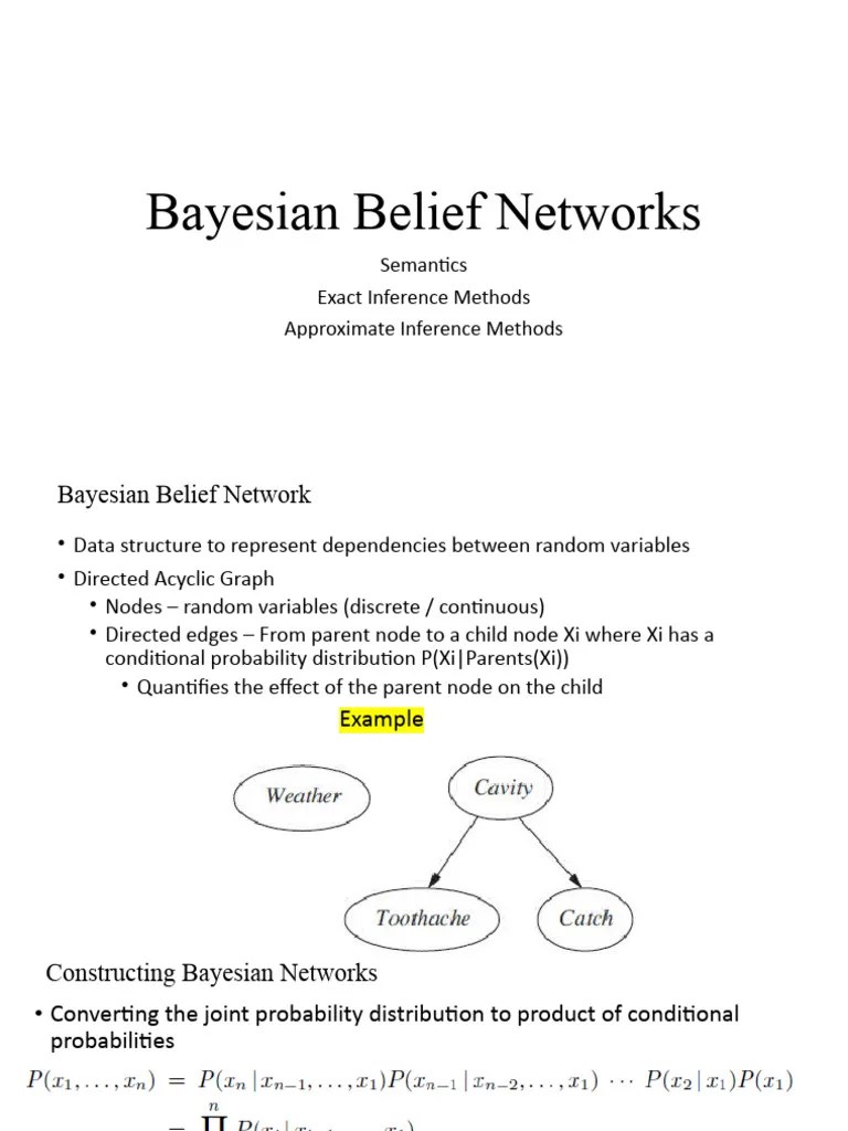28-Bayesian Network, Exact Inference-21-03-2024 | PDF | Bayesian ...