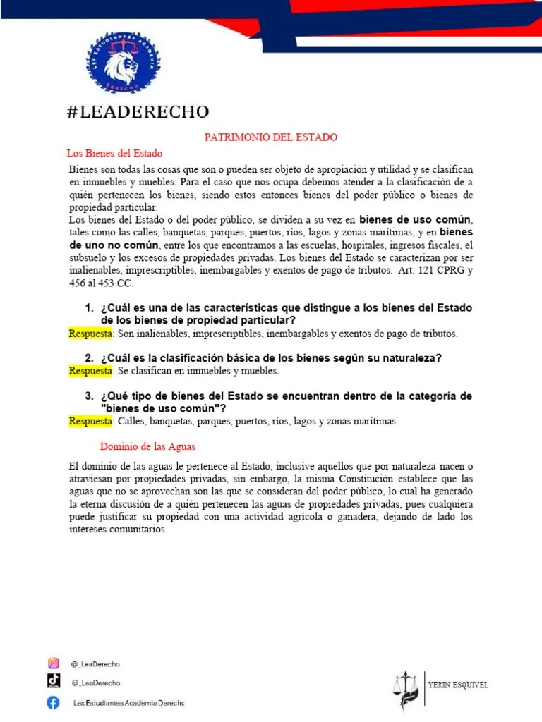 Cuestionario Parcial Iii Derecho Administrativo Ii | PDF | Dominio ...