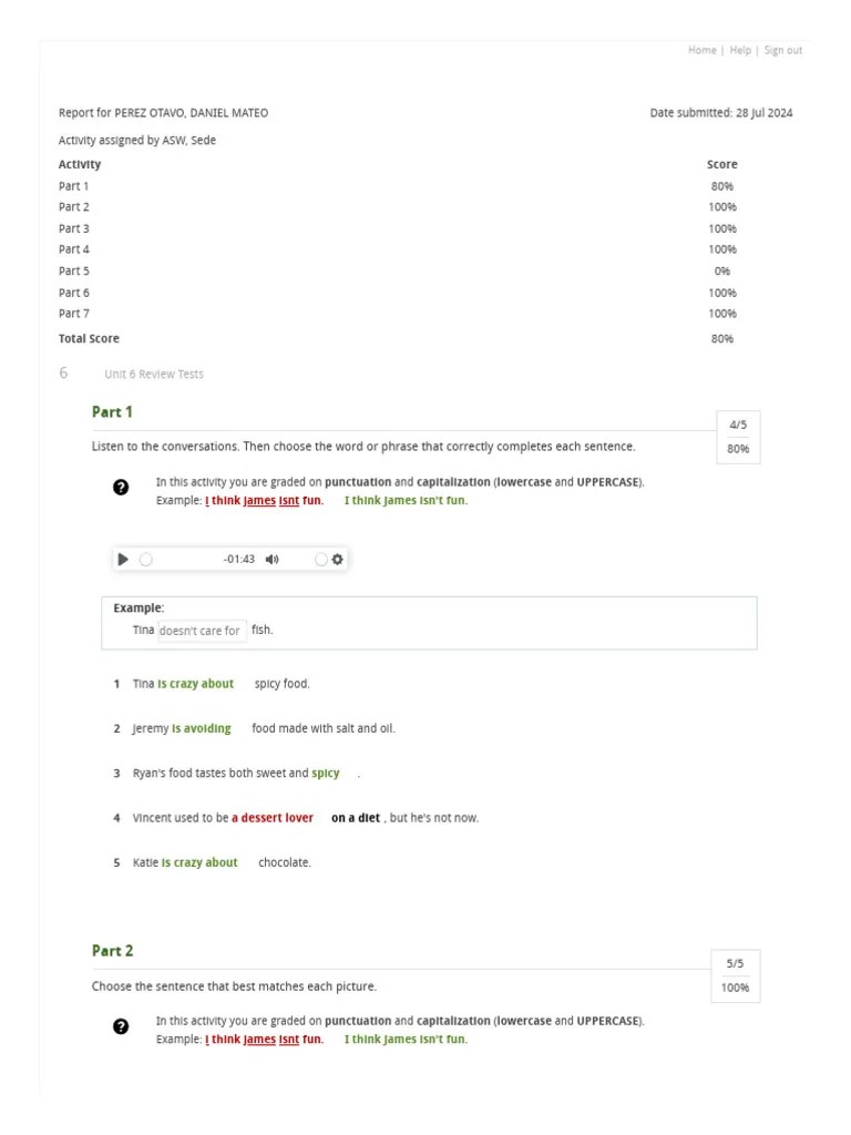 Unit 6 General Test - Mode - Report - Unit 6 - Unit 6 Review Tests - TT ...