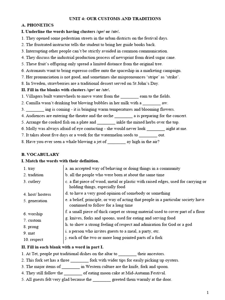 Unit 4 | PDF | Language Arts & Discipline