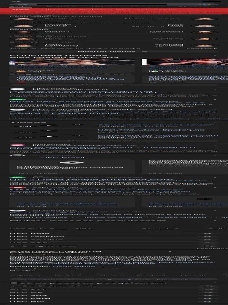 Ufc - Pesquisa Google | PDF | Ultimate Fighting Championship (UFC ...