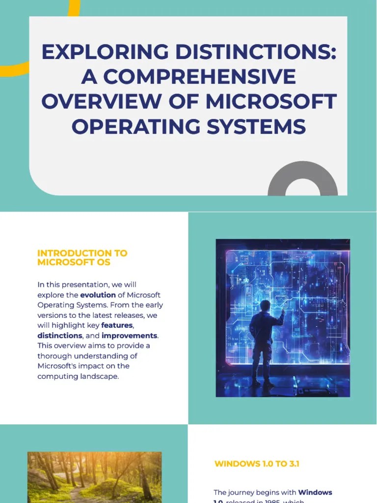 Slidesgo Exploring Distinctions A Comprehensive Overview Of Microsoft Operating Systems ...