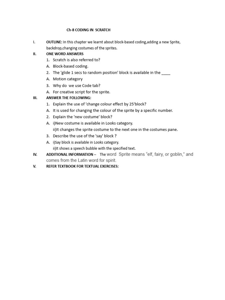 Grade 4 Chapter - 8 Notes | PDF