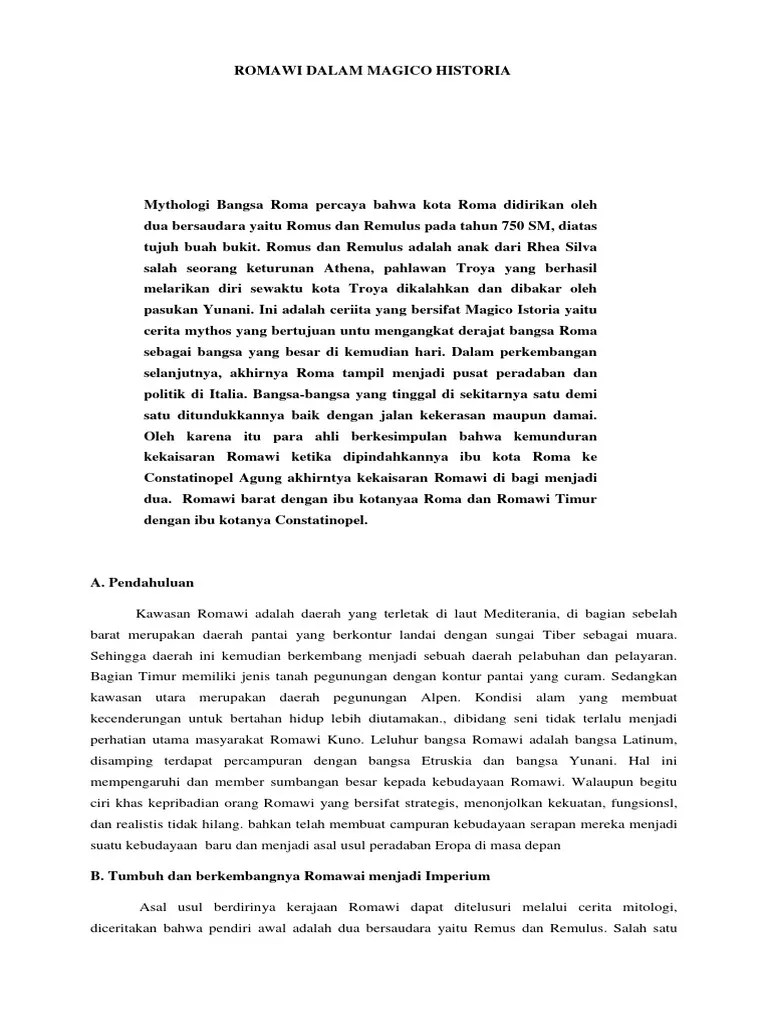 Peradaban Romawi Kuno | PDF | Perjalanan | Sejarah