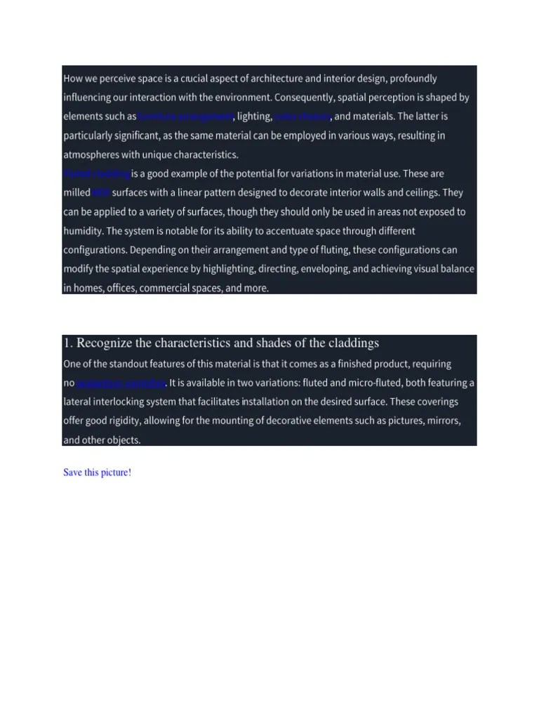 How We Perceive Space Is A Crucial Aspect Of Architecture And Interior ...