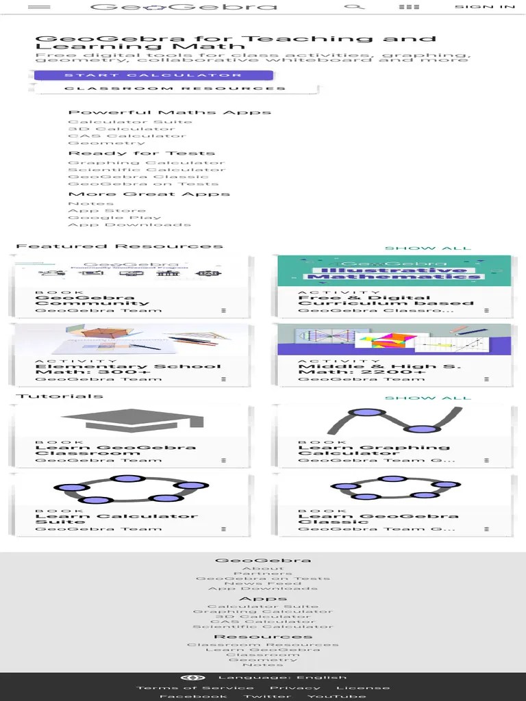 GeoGebra - The World's Favorite, Free Math Tools Used By Over 100 Million Students And Teachers ...