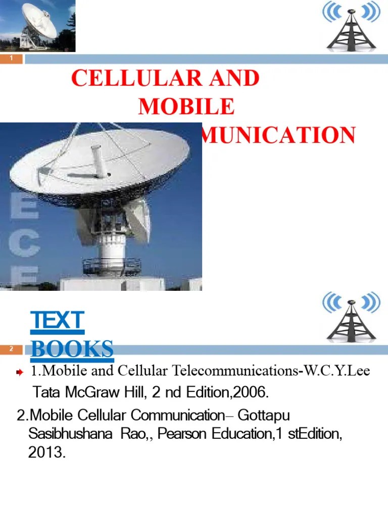 CMC-UNIT-1 Final | PDF | Cellular Network | Radio