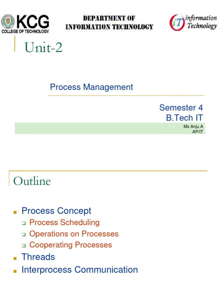 Lecture 1 | PDF | Thread (Computing) | Process (Computing)