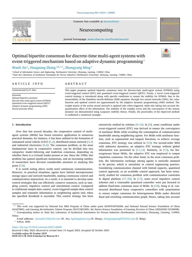 Adaptive_dynamic_programming | PDF | Mathematical Optimization | Optimal Control