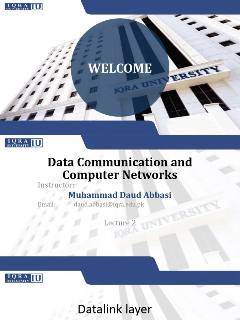 Datalink Layer | PDF | Transmission Control Protocol | Error Detection ...