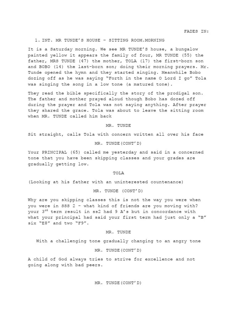 Assignment Script | PDF