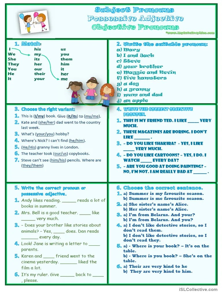 Pronouns | PDF