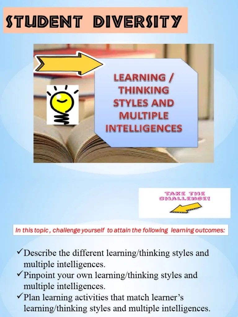 Learning Thinking Styles And Multiple Intelligences | PDF | Computers