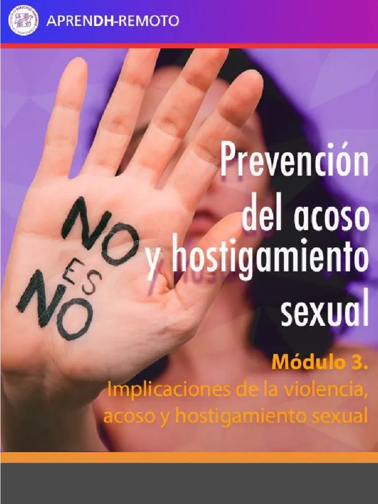 Lectura Módulo 3 Prevención Del Hostigamiento Y Acoso Sexual | PDF | Acoso Sexual | Violencia