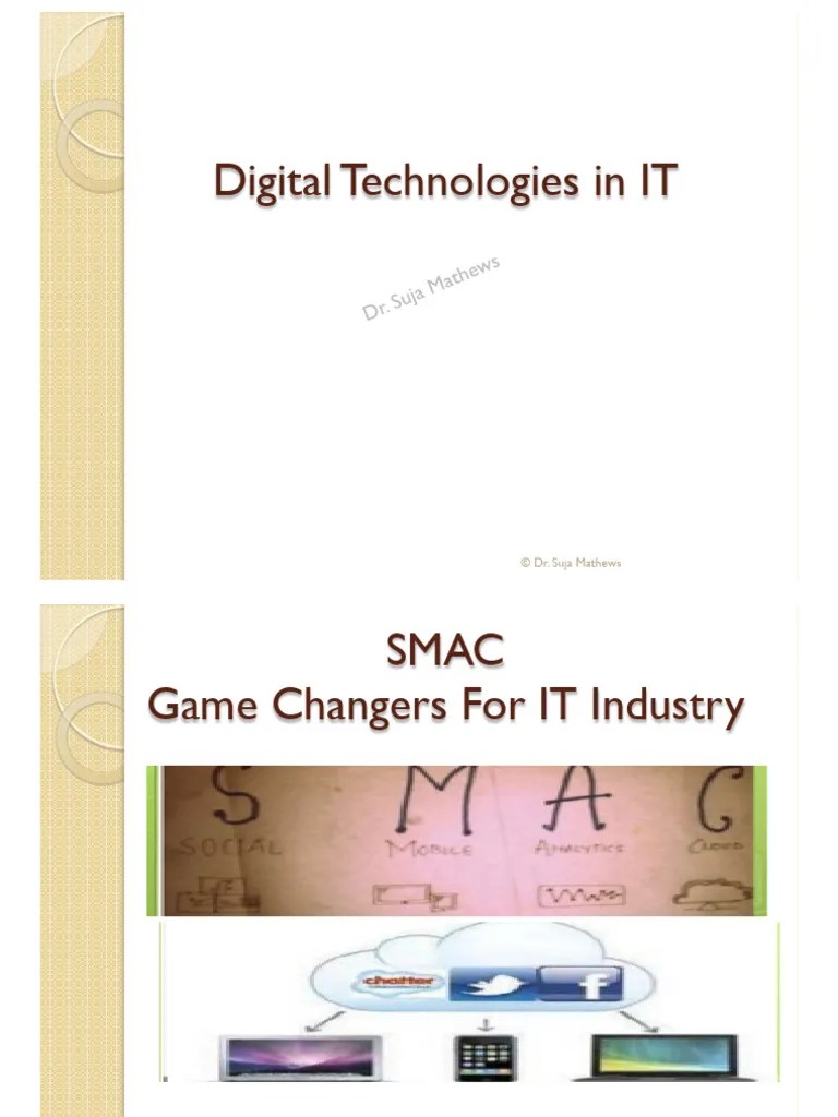 Digital Technologies | PDF | Internet Of Things | Cloud Computing