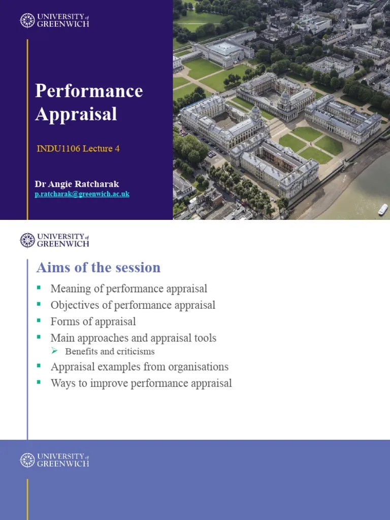 Lecture 4 - Performance Appraisal | PDF | Performance Appraisal | Behavior