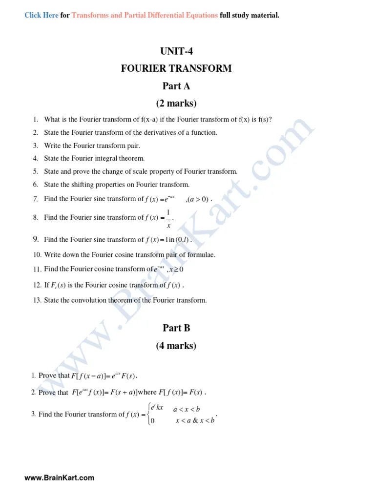 093 - MA8353, MA6351 Transforms And Partial Differential Equations ...