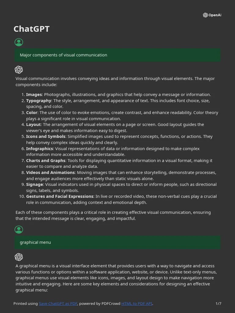 Chat GPT | PDF | Usability | Human–Computer Interaction