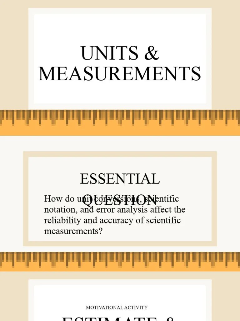 General Physics 1 - Lesson 1 - Units Of Measurement | PDF | Exponentiation | Numbers