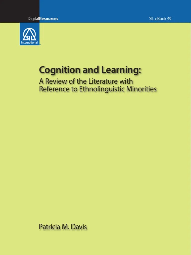 E-Book Cognition And Learning | PDF | Constructivism (Philosophy Of ...