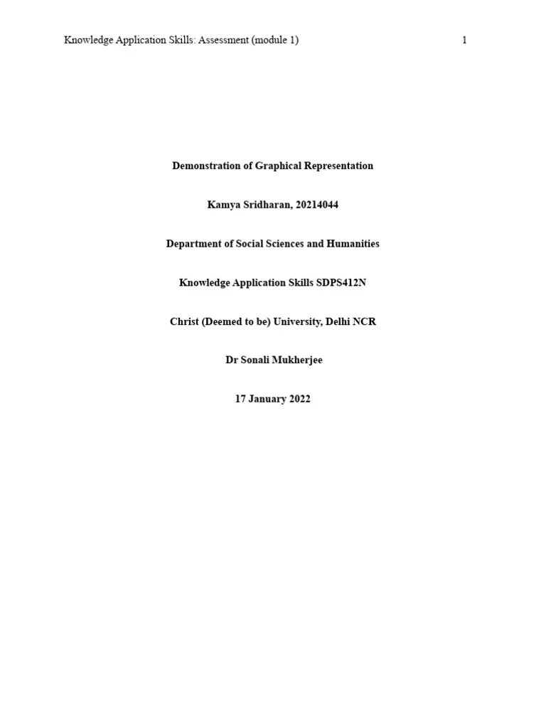 Knowledge Application Skills_ Assessment (module 1) | PDF