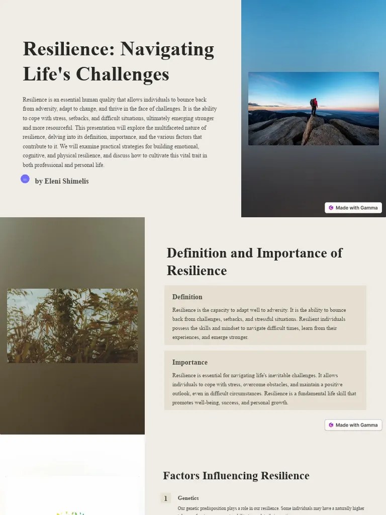 Resilience Navigating Lifes Challenges | PDF | Psychological Resilience ...