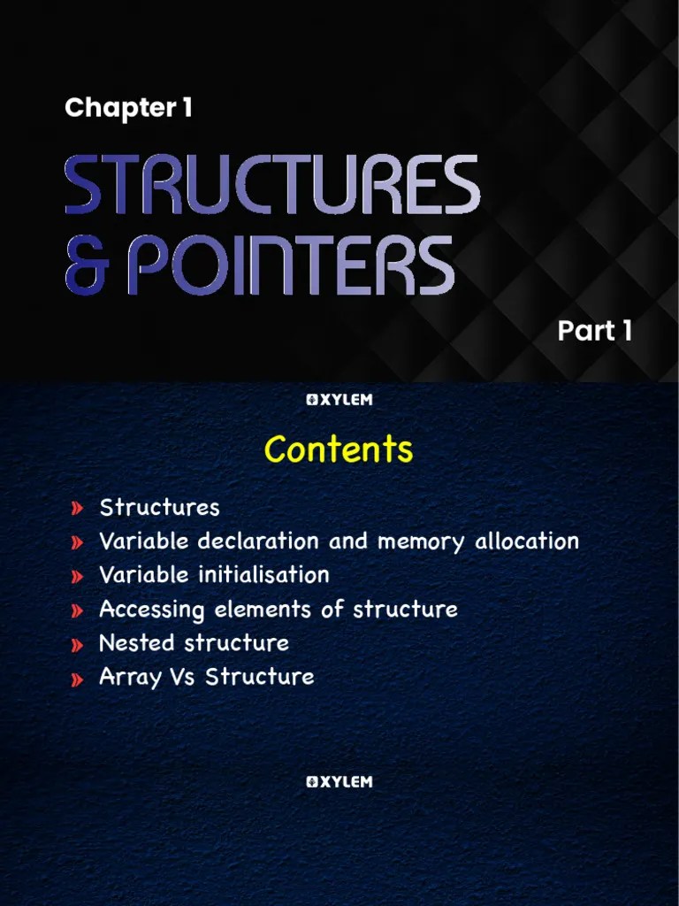 Structures & Pointers 2 | PDF | Pointer (Computer Programming ...