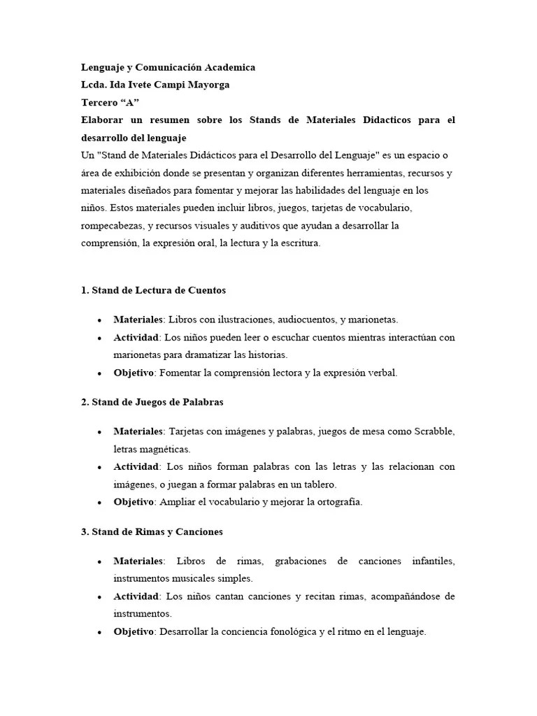 Lenguaje Y Comunicación Academica | PDF | Aquisición De Idioma | Escritura