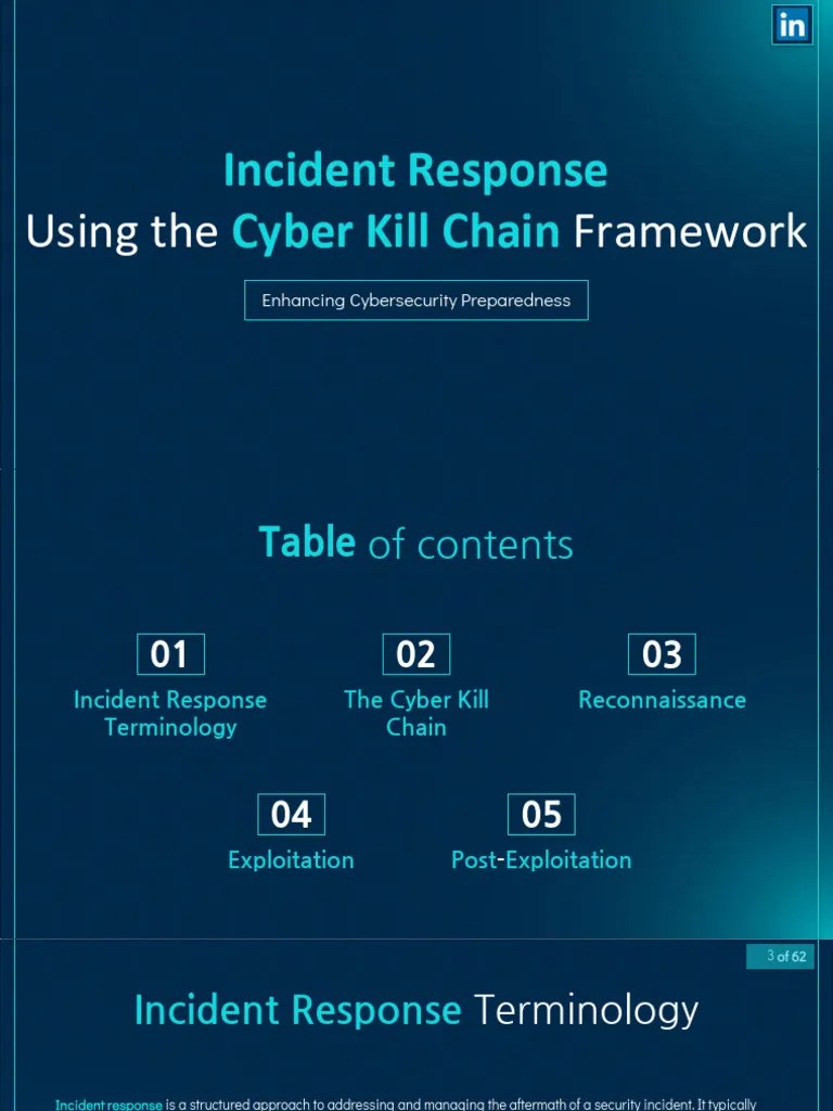 Incident Response - Using The Cyber Kill Chain Framework | PDF ...