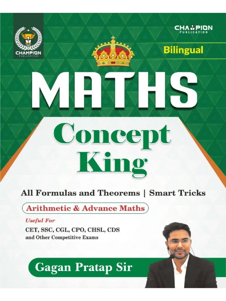 Maths Concept King Book By GAGAN PRATAP SIR Champion Publication | PDF ...