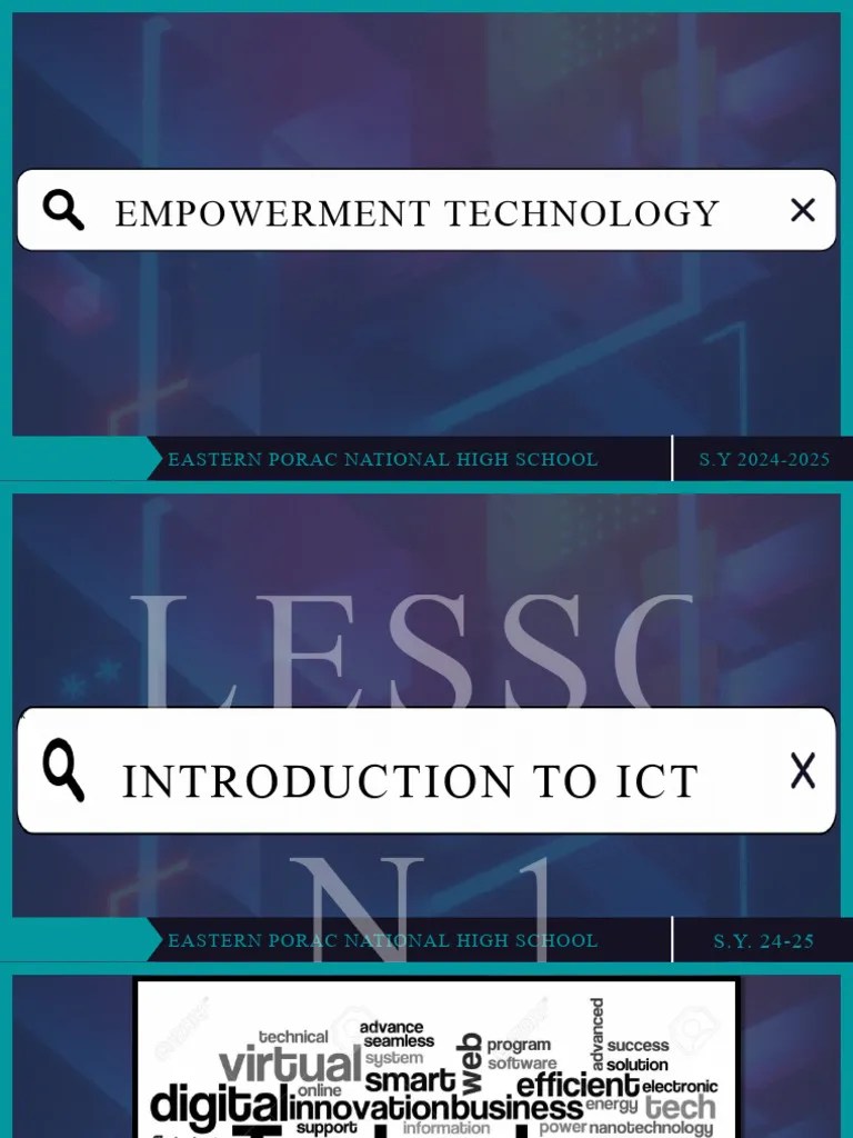 Lesson 1 Introduction To ICT STUDENTS | PDF | World Wide Web | Internet & Web