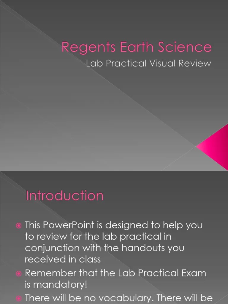 Lab Practical Review PDF | PDF | Minerals | Ellipse