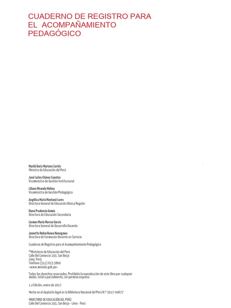 Cuaderno De Campo Para El Coordinador Pedagógico | PDF | Enseñando ...