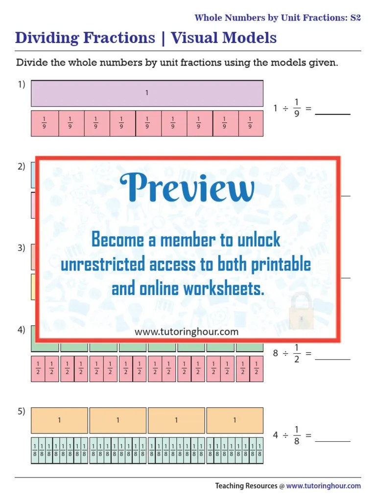 Dividing Whole Numbers By Unit Fractions-2 | PDF