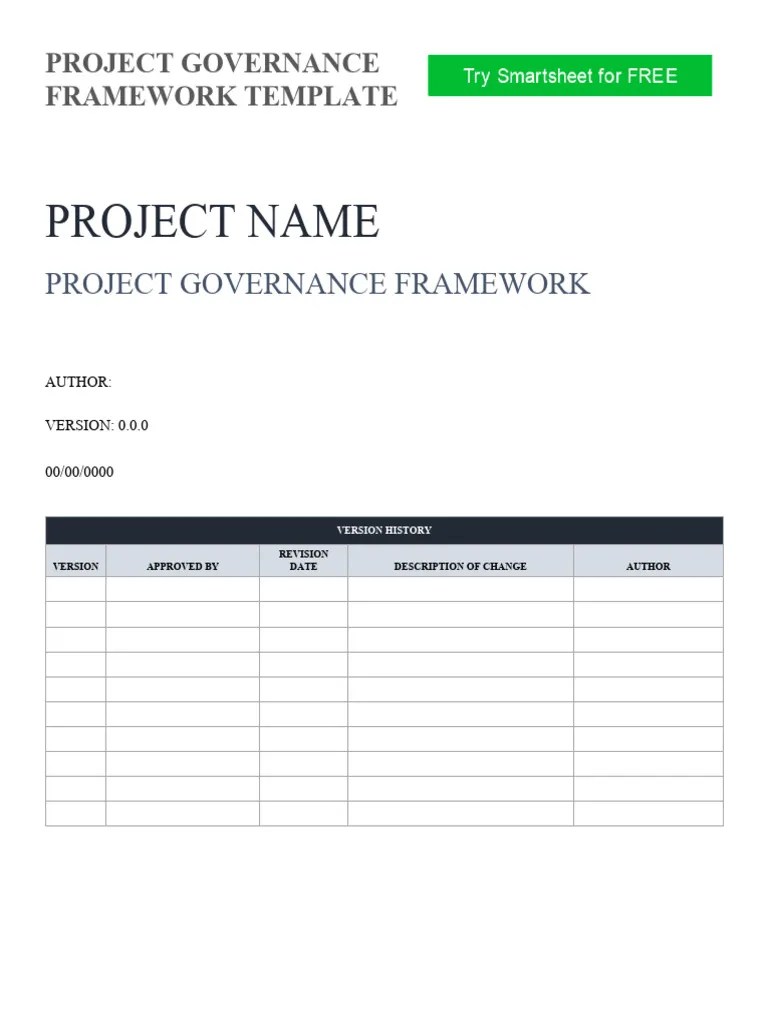 IC-Project-Governance-Framework-11426_WORD | PDF | Governance | Computing