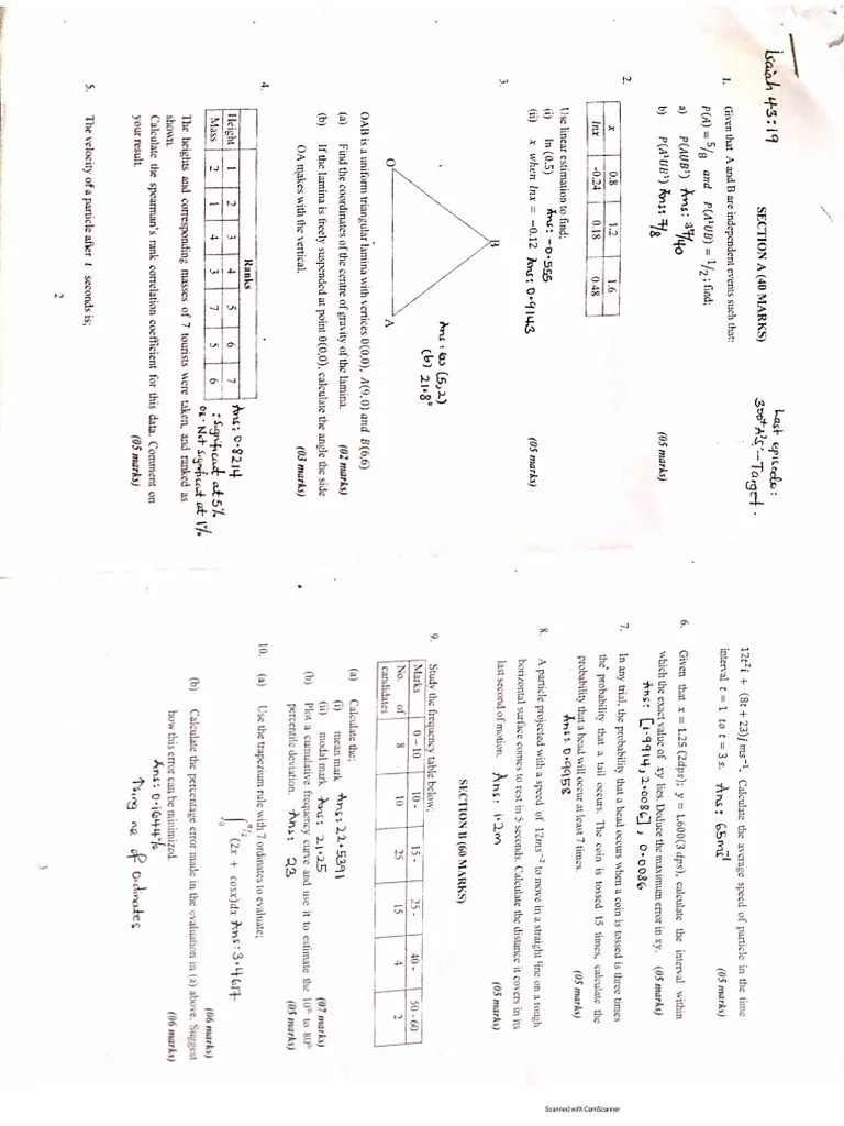 Math Paper 2 Questions | PDF